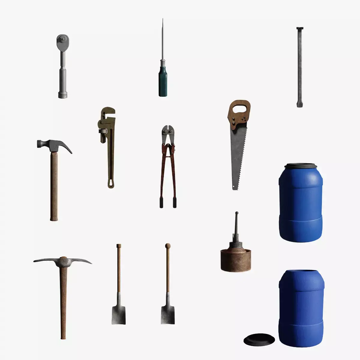 Hand Tools - ToolsM Series HandleItemMix  3D model