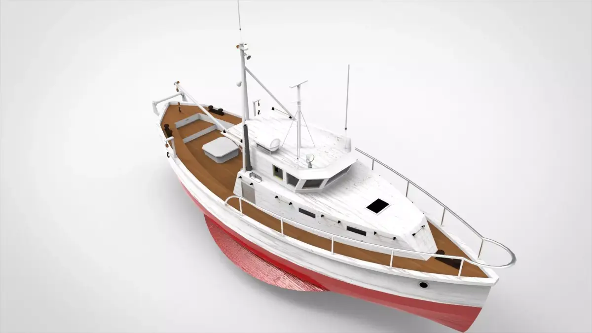Fishing Ship 3D model purchase