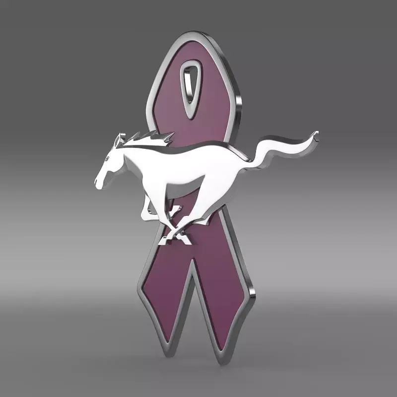 Mustang WIP 2010 logo 3D model