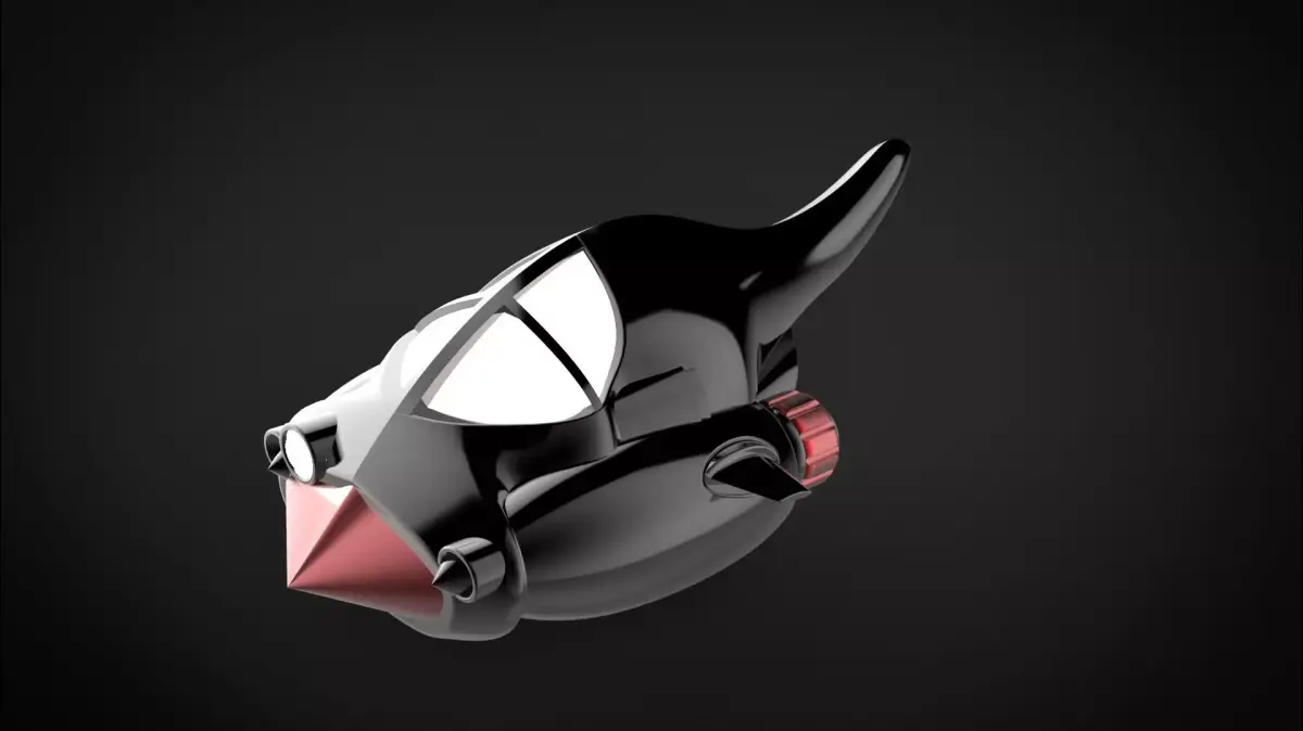 Retro Space Car - 02 3D print model