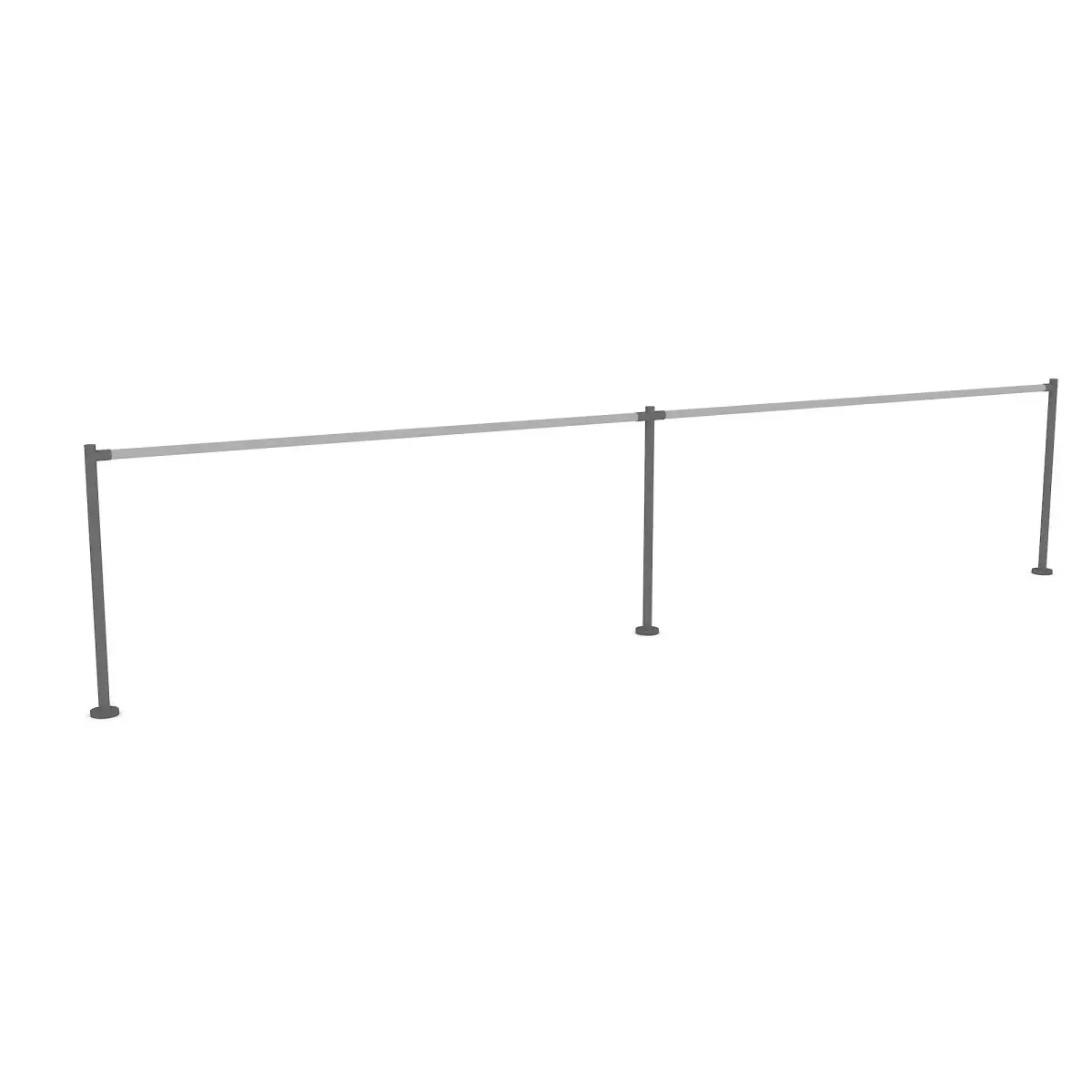3D model market ban railing portable Low-poly 3D model