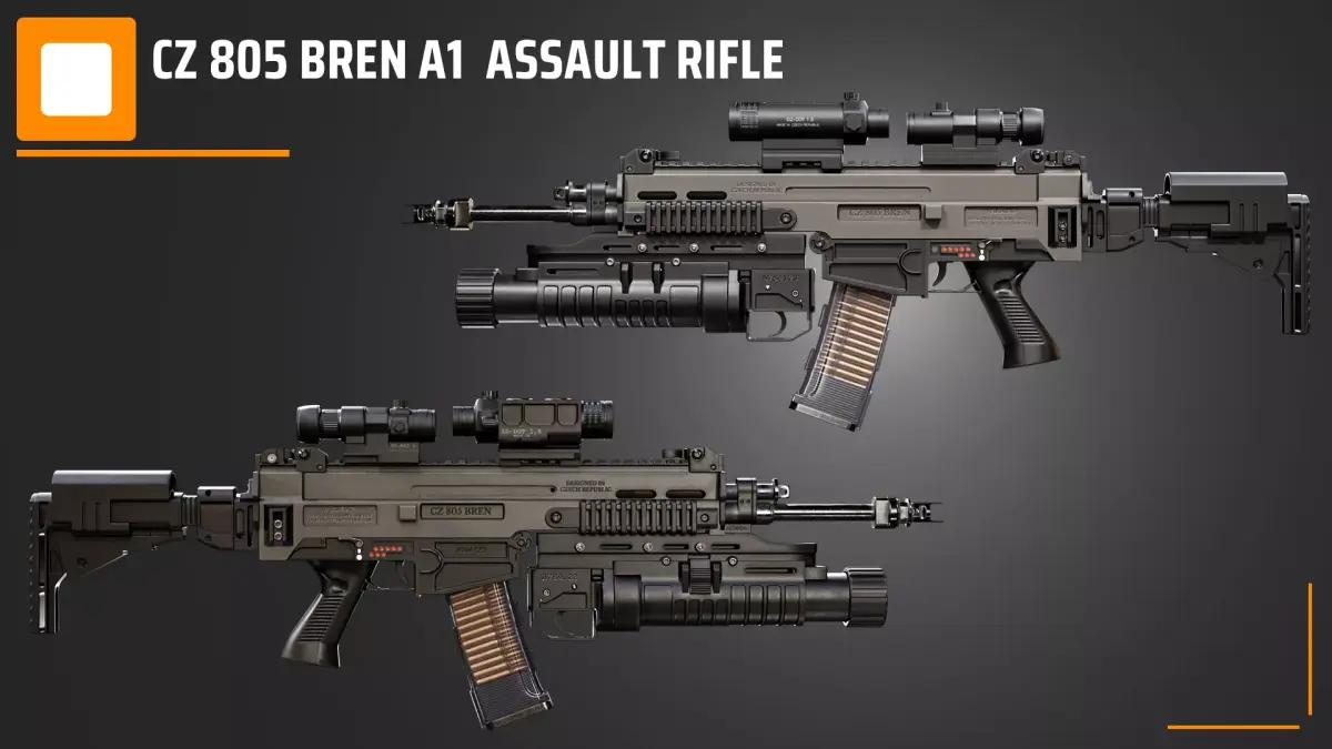 CZ 805 Bren A1 Assult Rifle 3D model