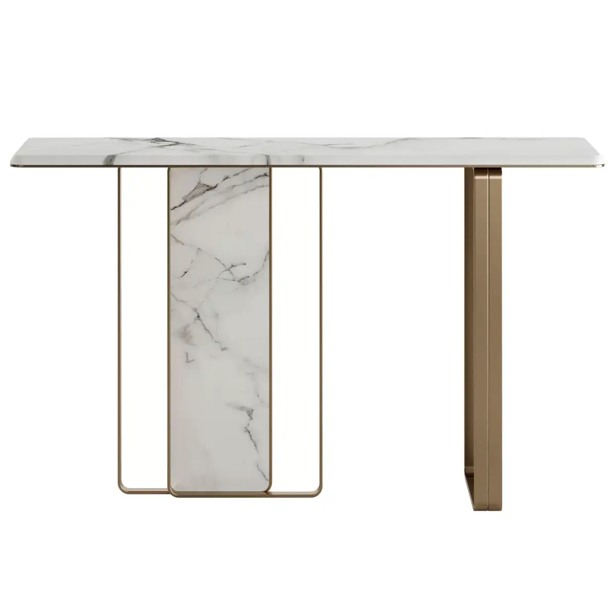 Private Label Gold Console Low-poly 3D model