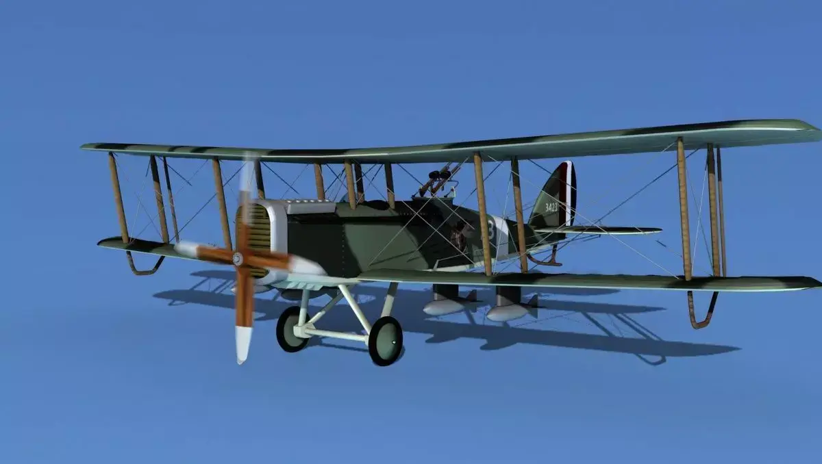 Airco DH-4 V05 Bomber USASC 3D model