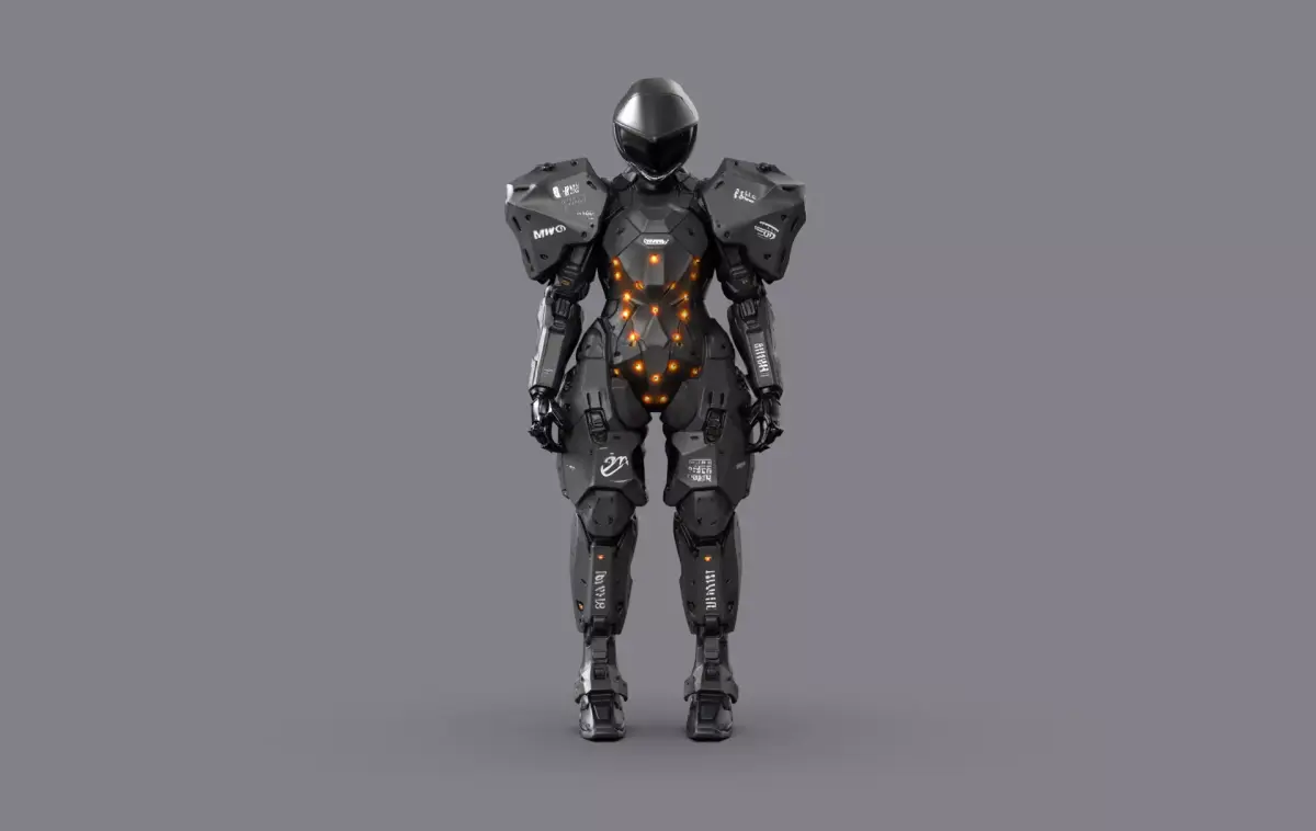 Night City Character Resident 3D model buy