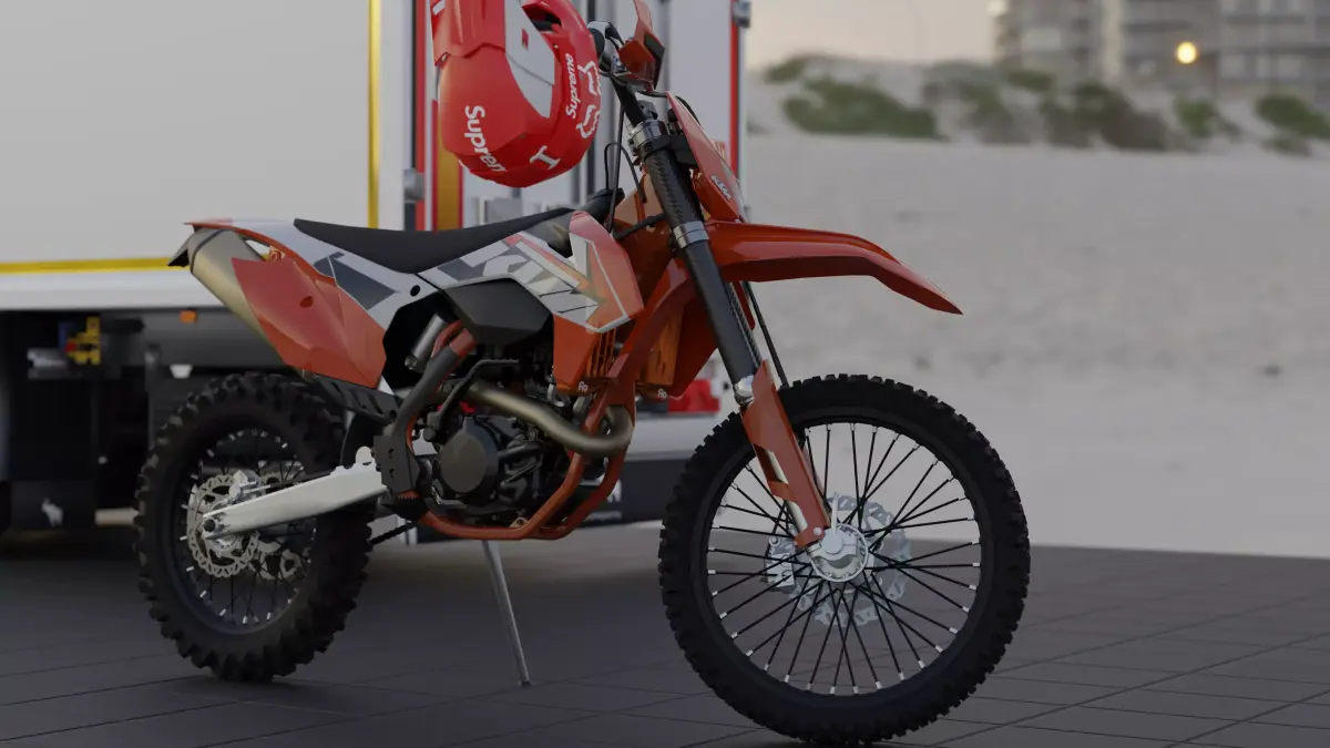 2023 KTM XC-350F 3D model