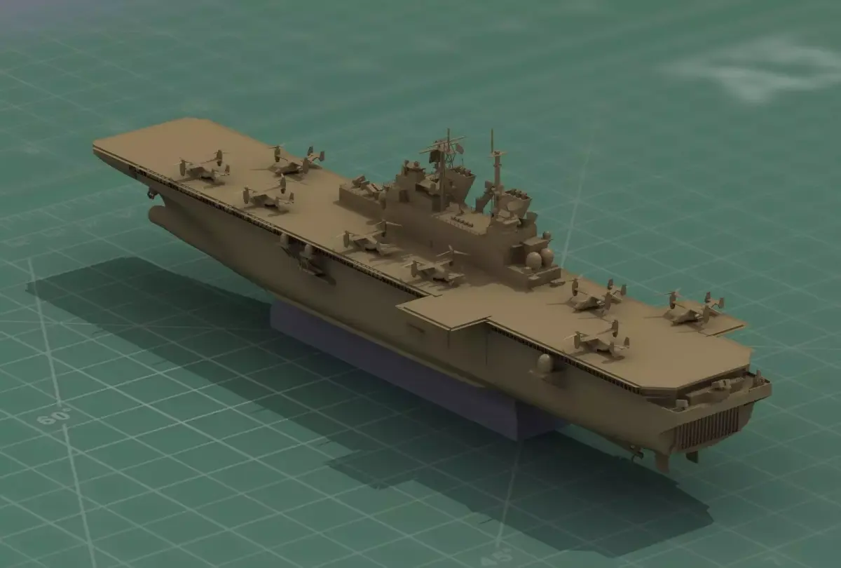USS America LHA6 Warship 3D Print Model 3D print model