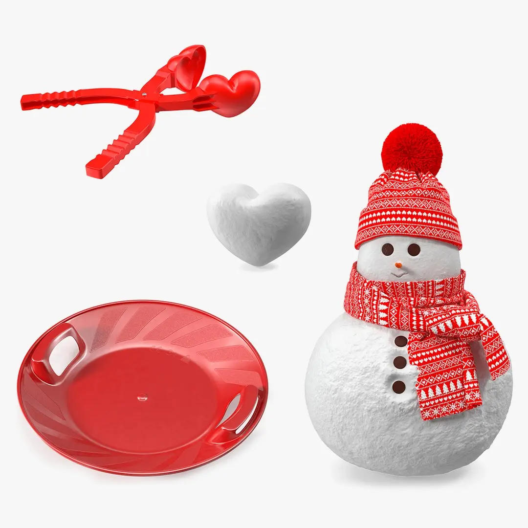 Winter Fun Collection 3D model