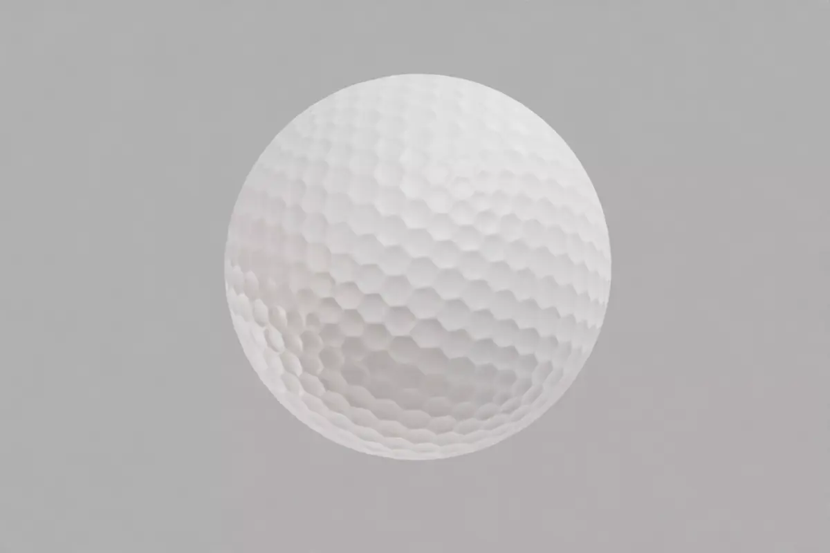 Golf Ball Low-poly 3D model 8