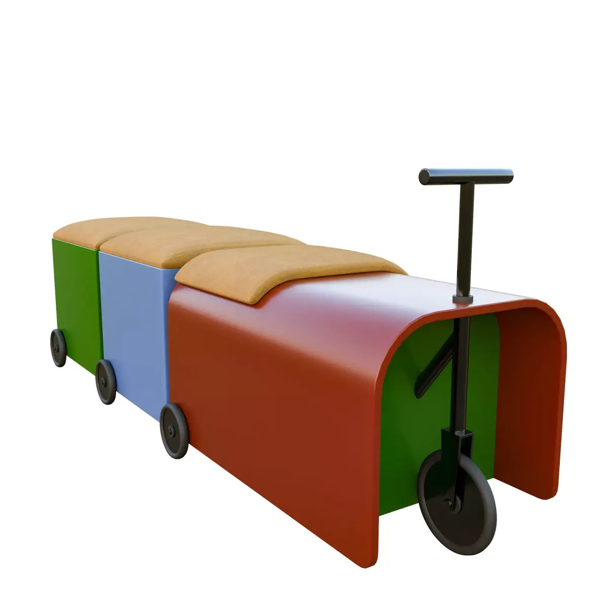 Toy train 3D model 11
