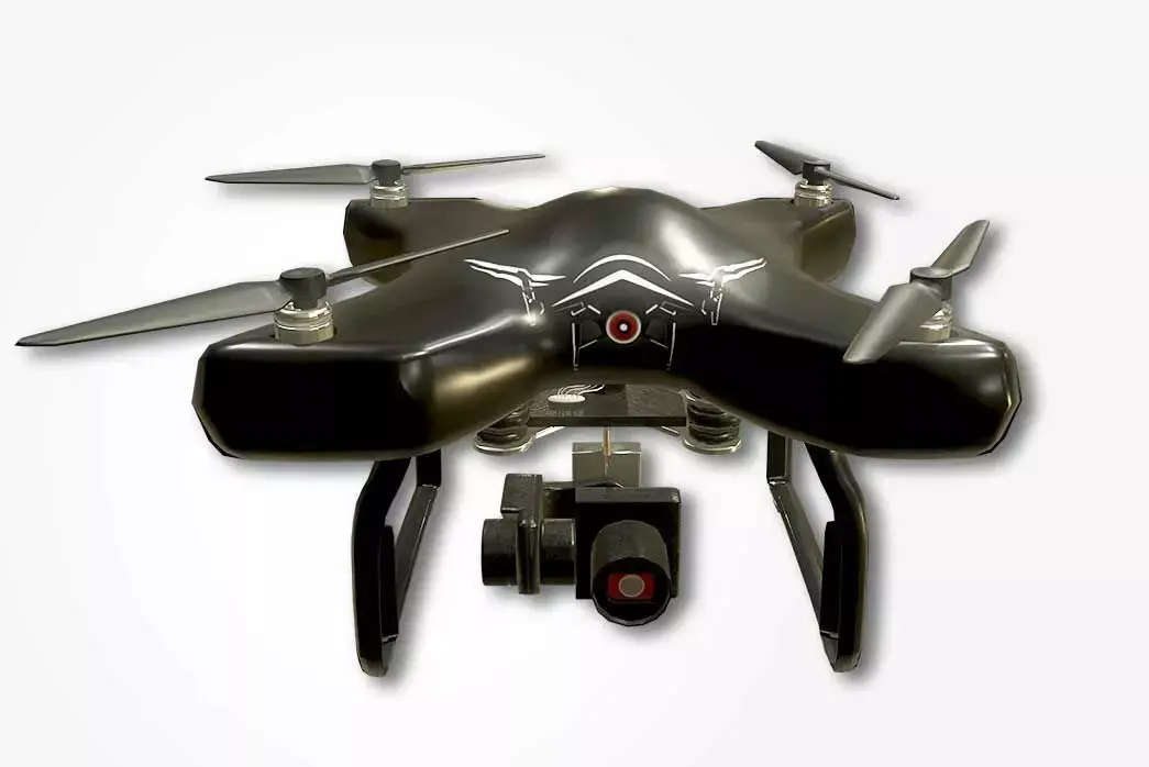 Drone - Quadcopter  3D model