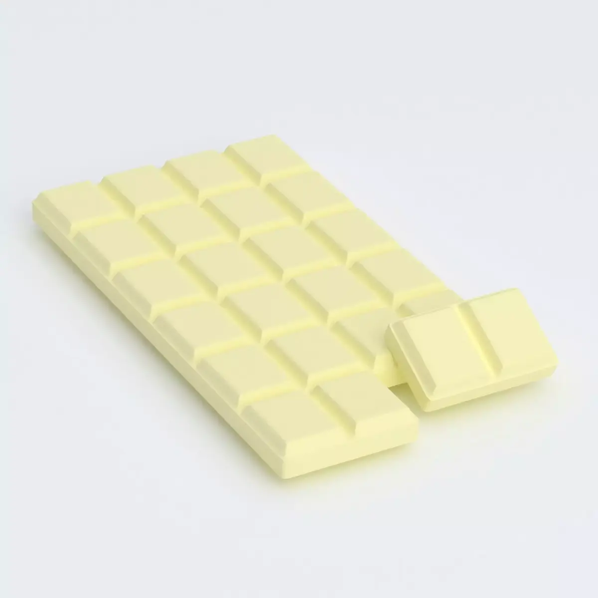 chocolate bar white 01 3D model