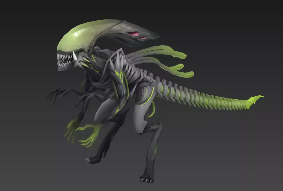 special shaped Low-poly 3D model