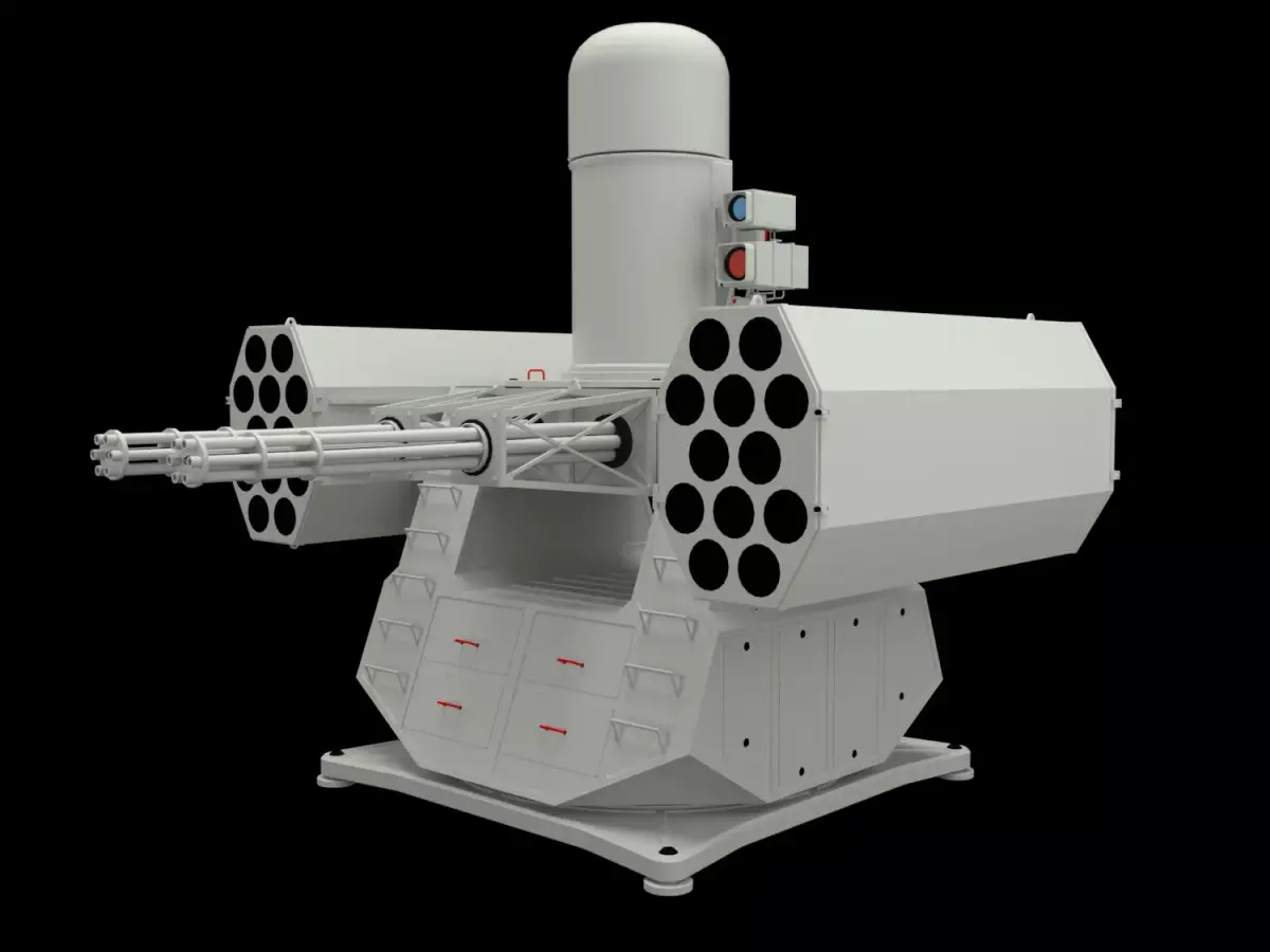 CIWS Close-In Weapon System  3D model