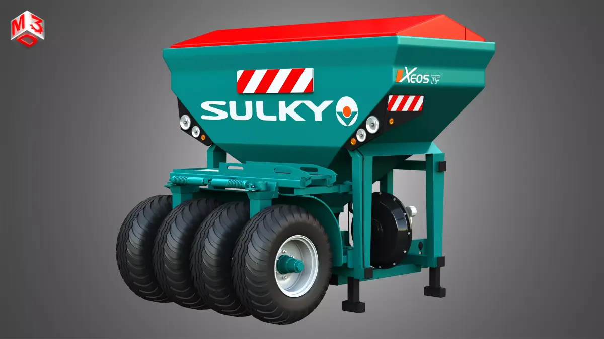 Xeos TF Front Hopper 3D model