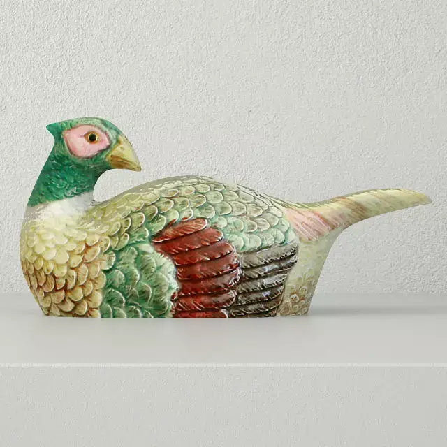 Pheasant ceramic 3D model