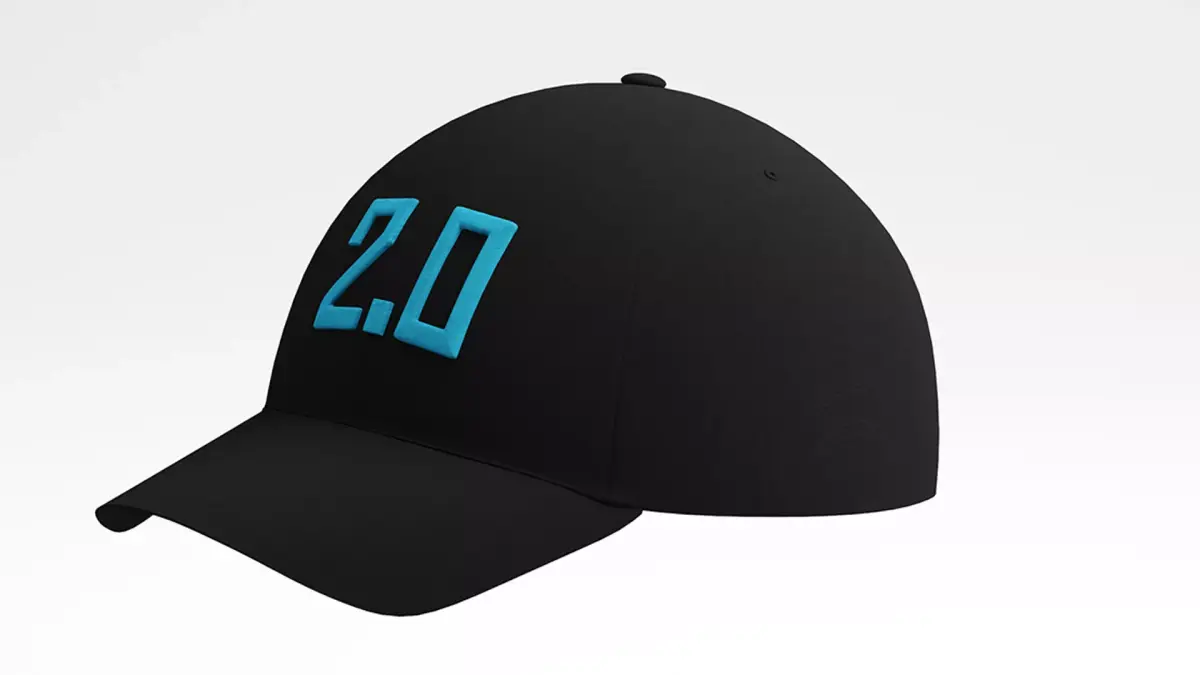 Black Cap Low-poly 3D model