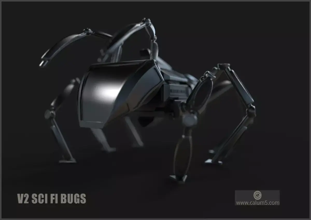 V2 SCI FI BUGS 3D print model