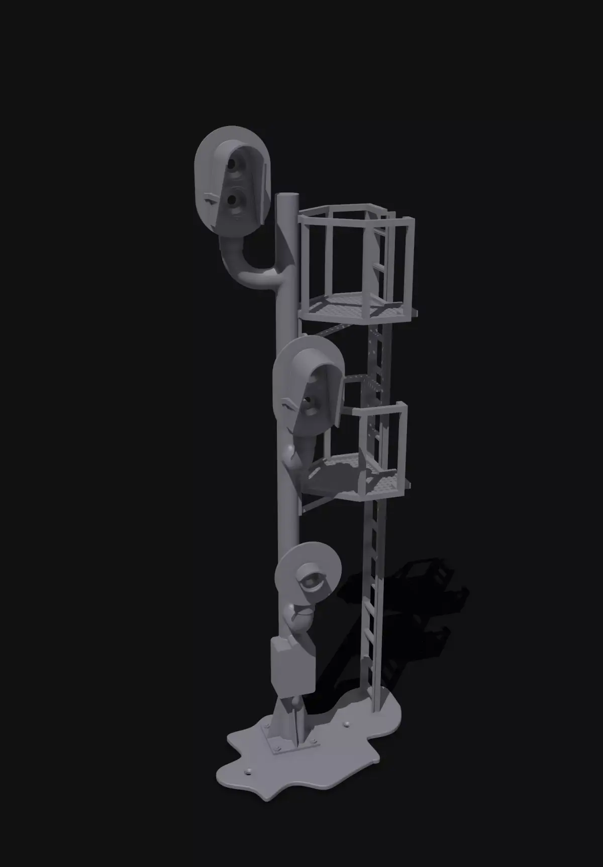 Signal 1-12 3d print 3D print model