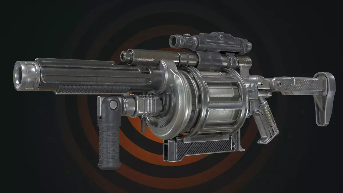 Heavy Magnetic Grenade Launcher Iron Storm 3D model