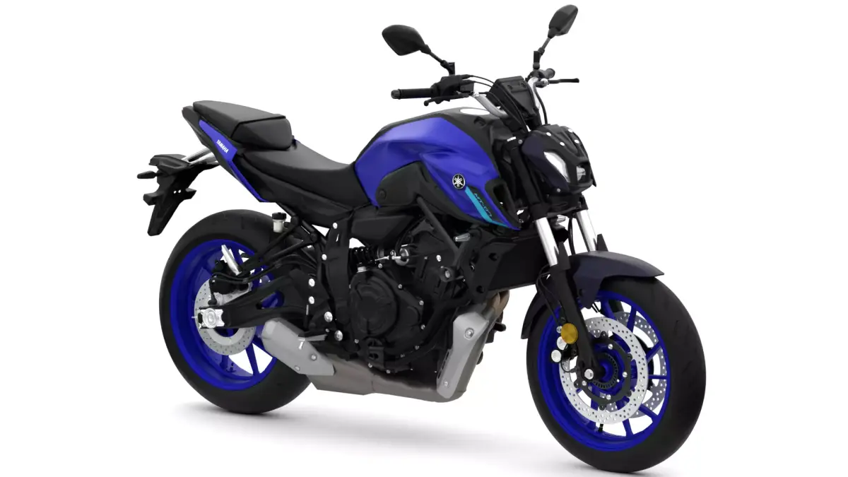 2021 - Yamaha MT 07 Low-poly 3D model