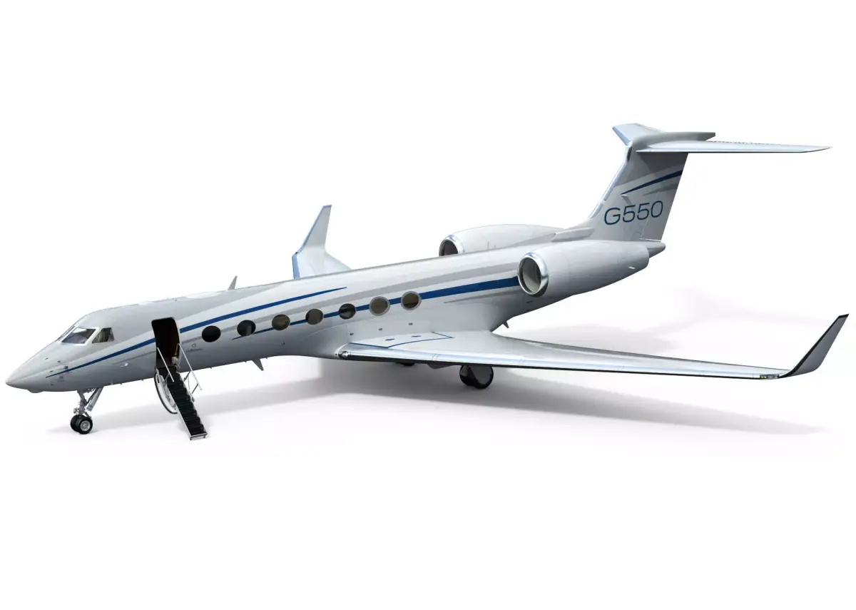 Gulfstream G550 Business Jet 3D model