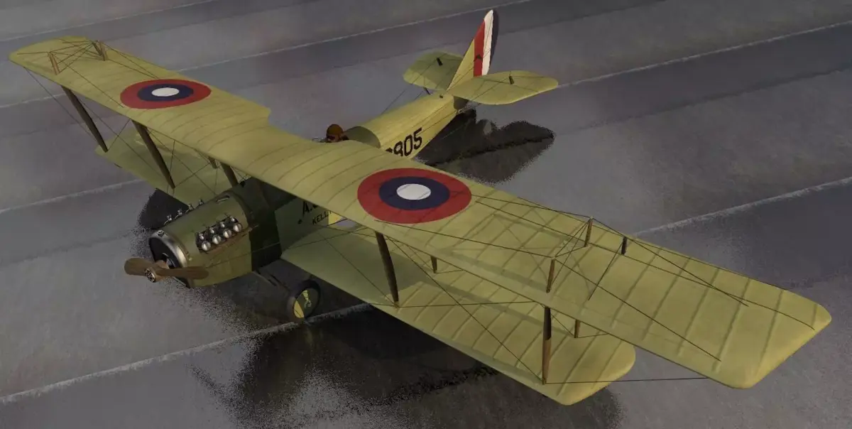 Curtiss JN-4D Jenny 3D model