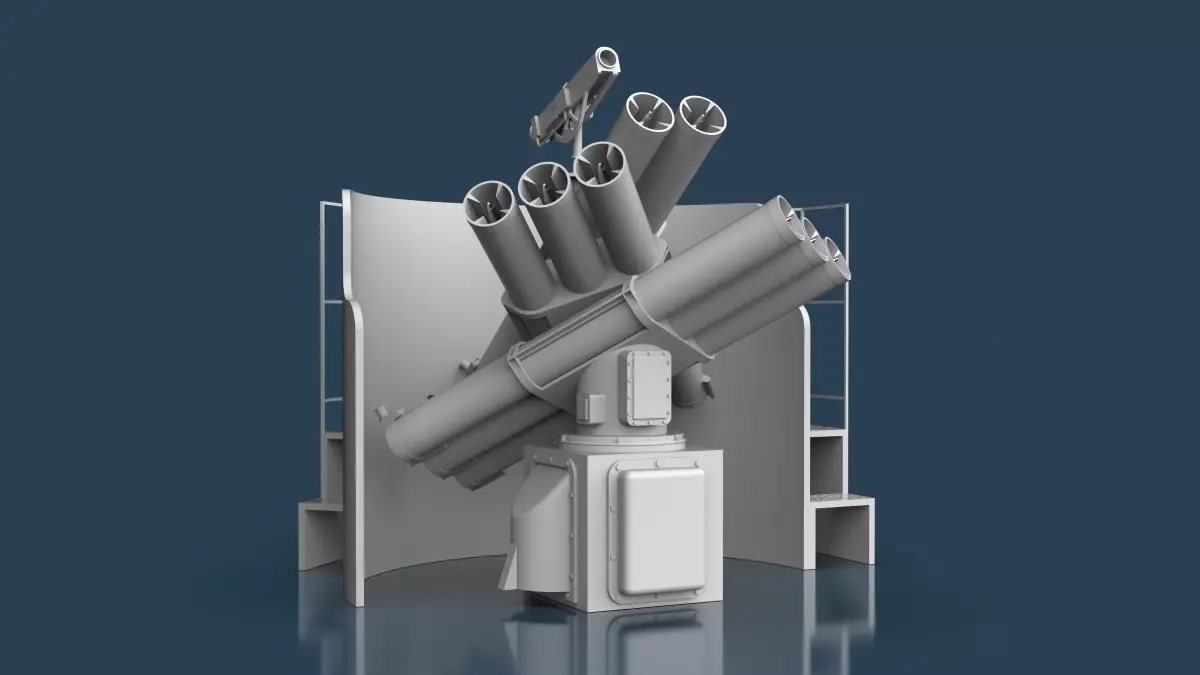 Corvus Chaff Launcher Royal Navy  3D model