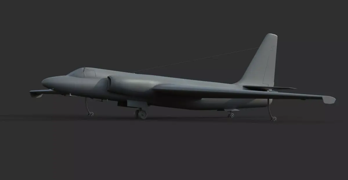 u-2 Lockheed 3D model