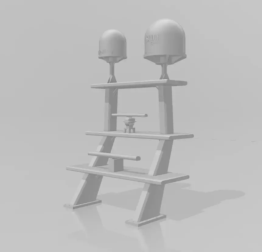 AHTS ship mast 3D print model