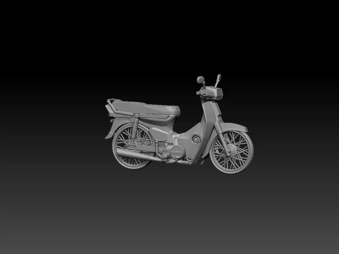 honda astrea merah  3D print model