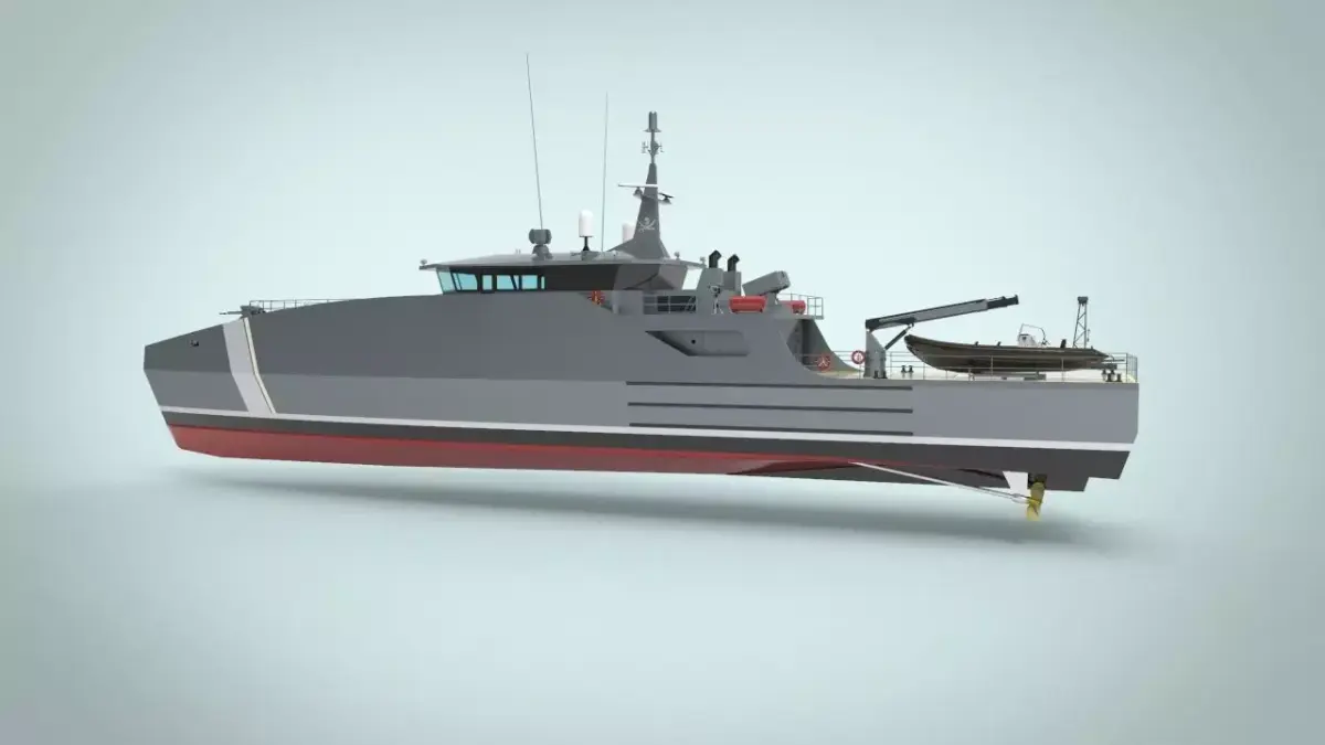 Coastguard Patrol Ship 3D model