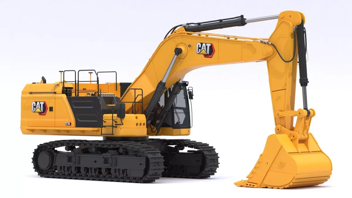 CAT Large EXcavators 374 Tier 4 Stage V 3D model