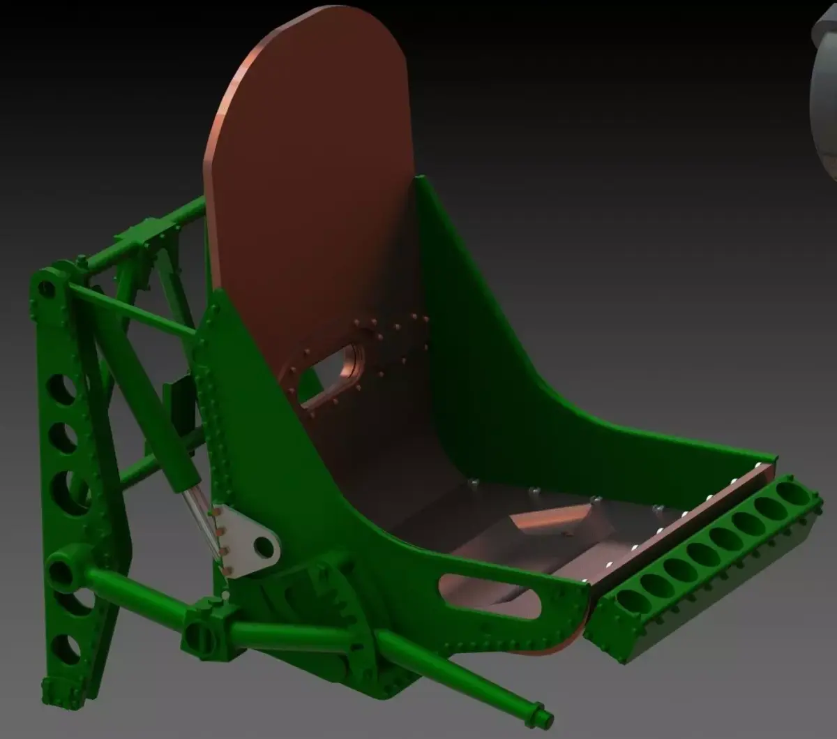Spitfire Hight definition work SEAT STL FILES 3D print model 3D print model