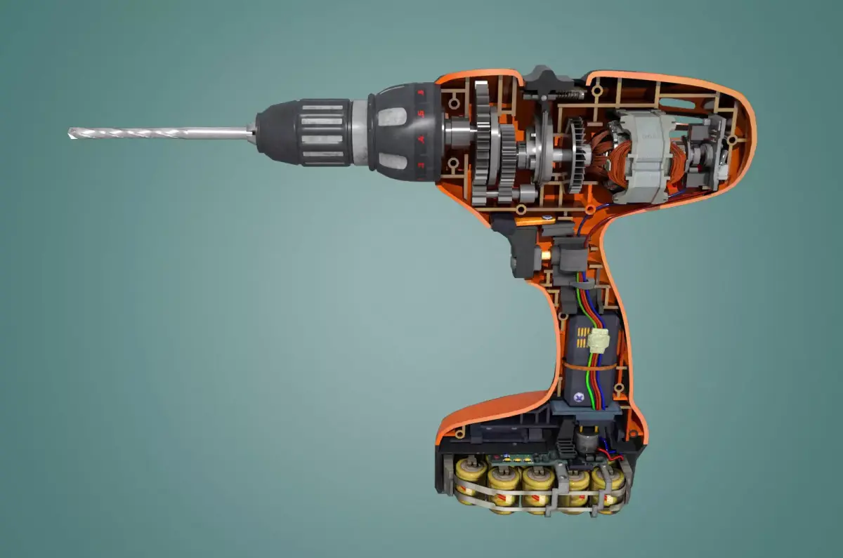 Realistic Next Generation Drill Internal Structure 3D model