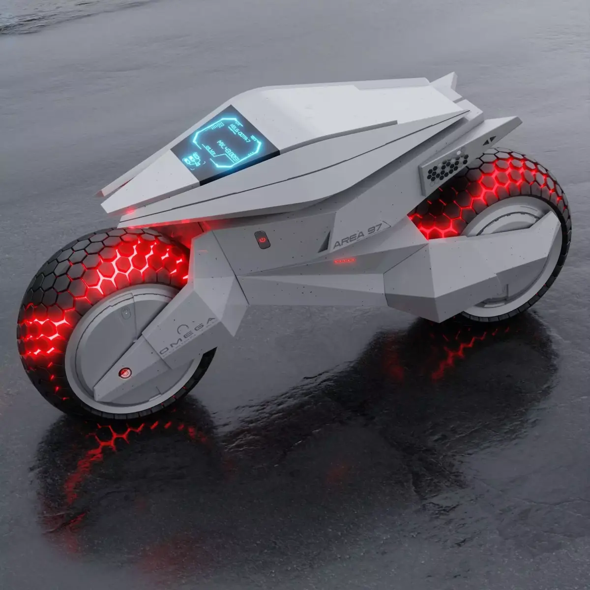 Motorcycle Robot 3D model get