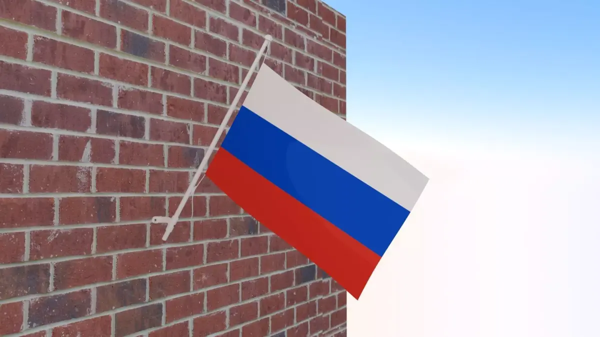 Flag of Russia 3D model purchase