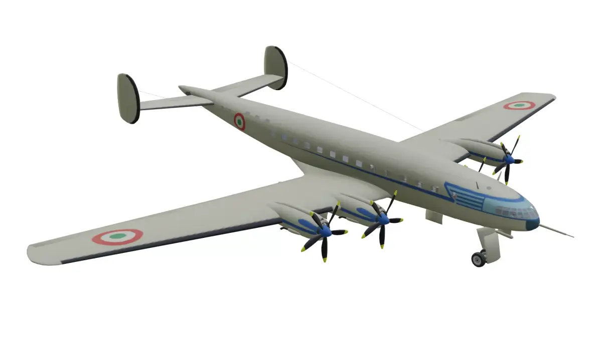 Breda Zappata BZ308 Low-poly 3D model