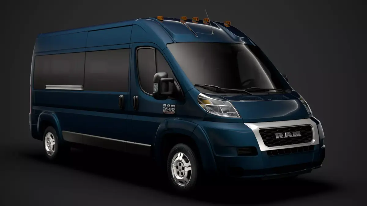 Ram Promaster Window Van 3500 HR 159WB 2020 3D model