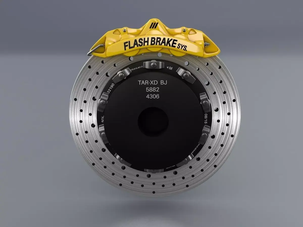 Car Disc Brake 3D model