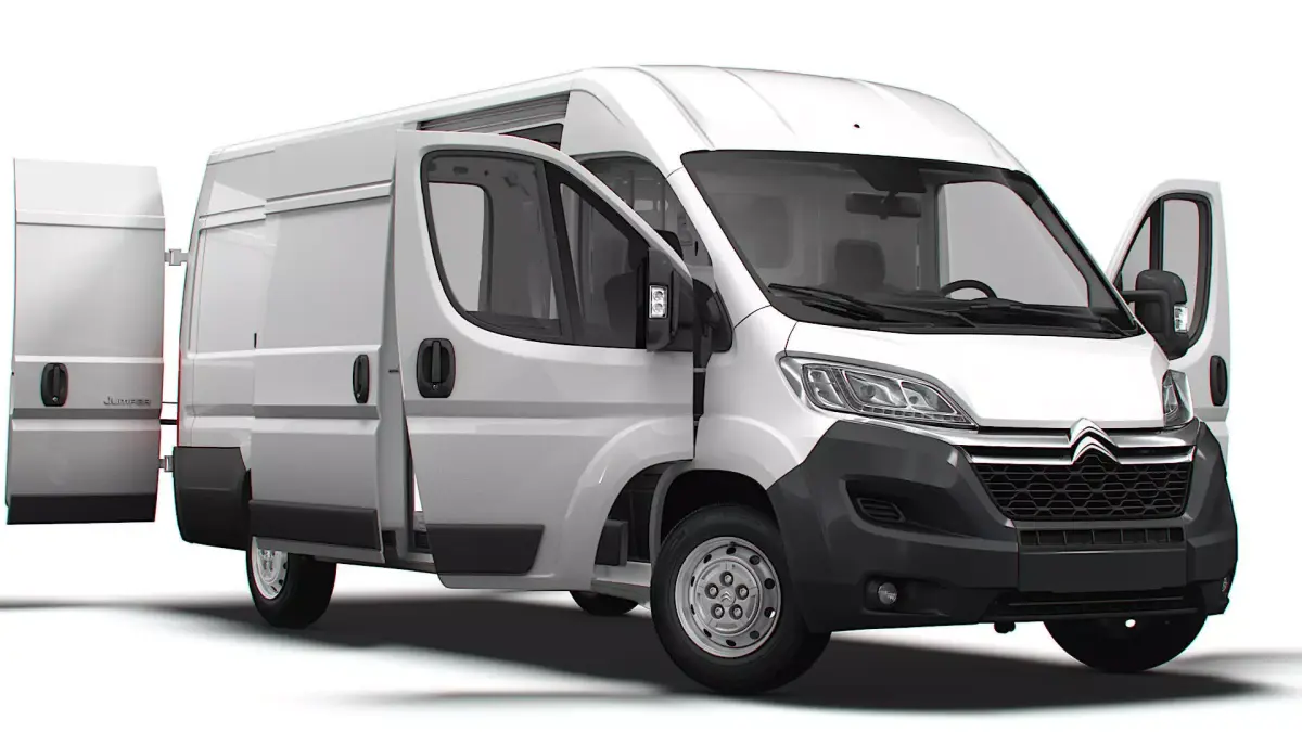 Citroen Jumper Van L4H2 HQ Interior 2023 3D model