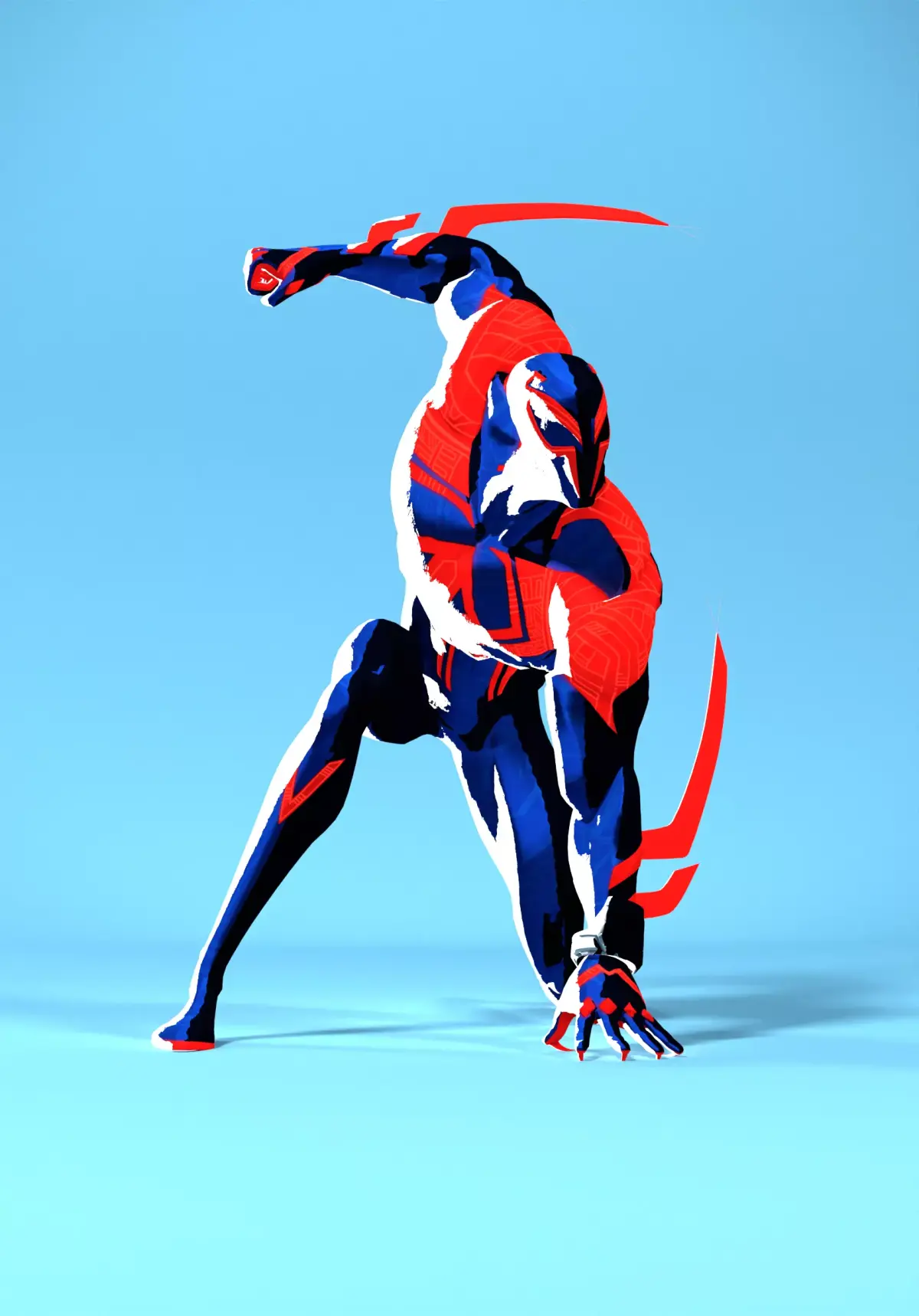 Spider-man 2099 Low-poly 3D model purchase