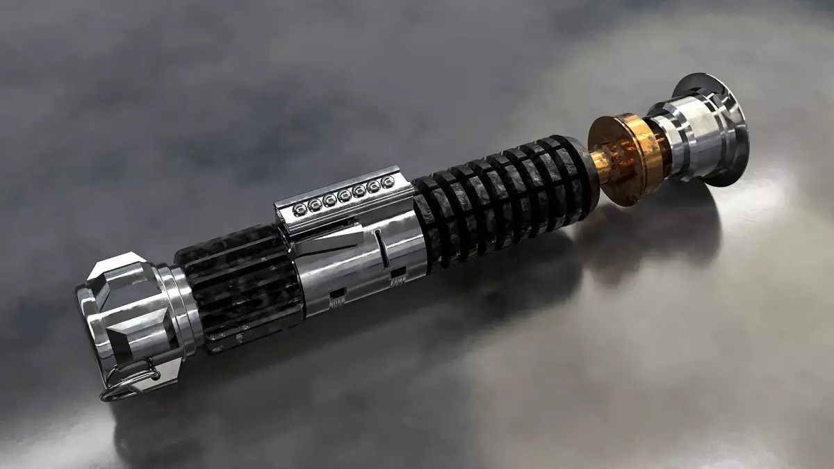 Obi-wan Kenobi Lightsaber 3d Model Low-poly 3D model