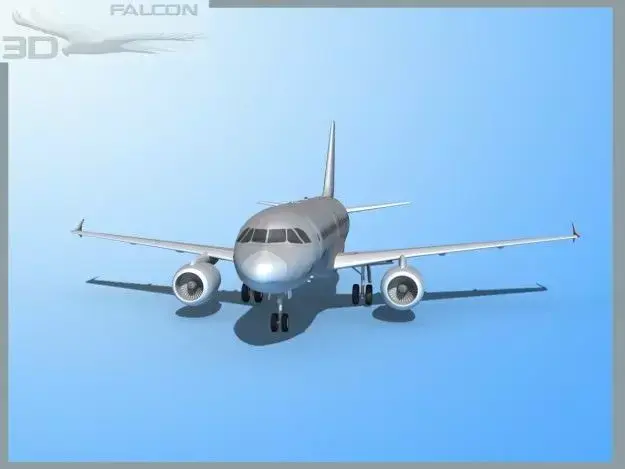 Falcon3D A319 FBMetal 3D model