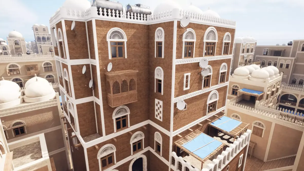 Middle East Apartment Low-poly 3D model