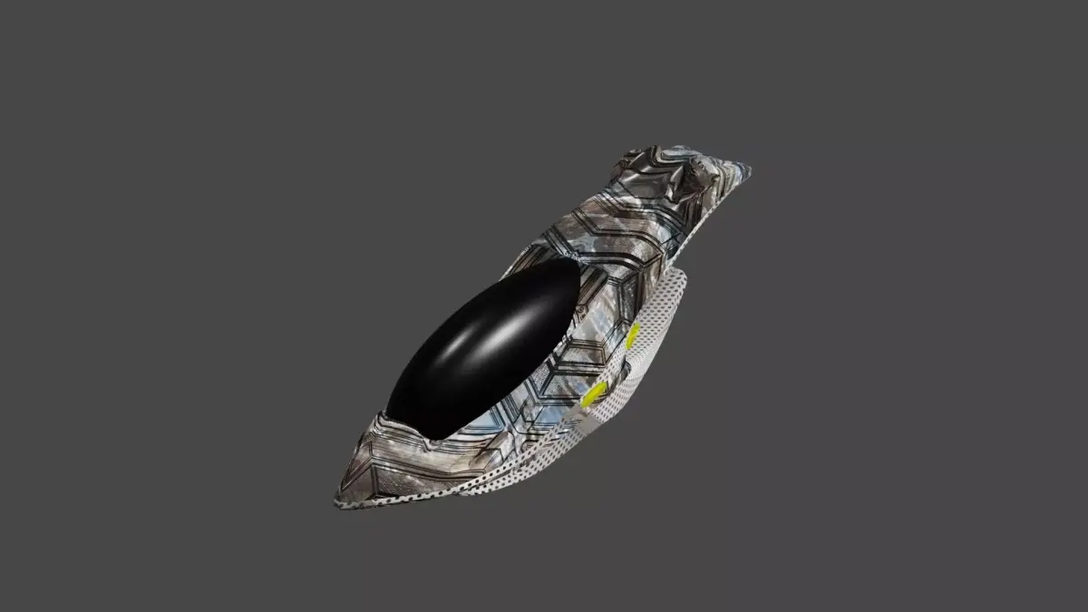 spaceship hunter Low-poly 3D model
