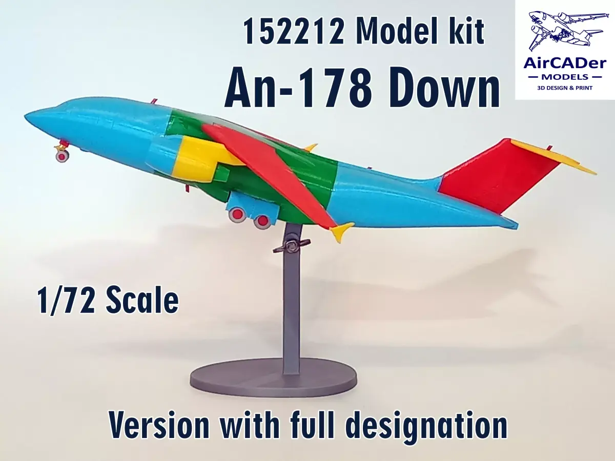 152212 Model kit Antonov An-178 Down 3D print model