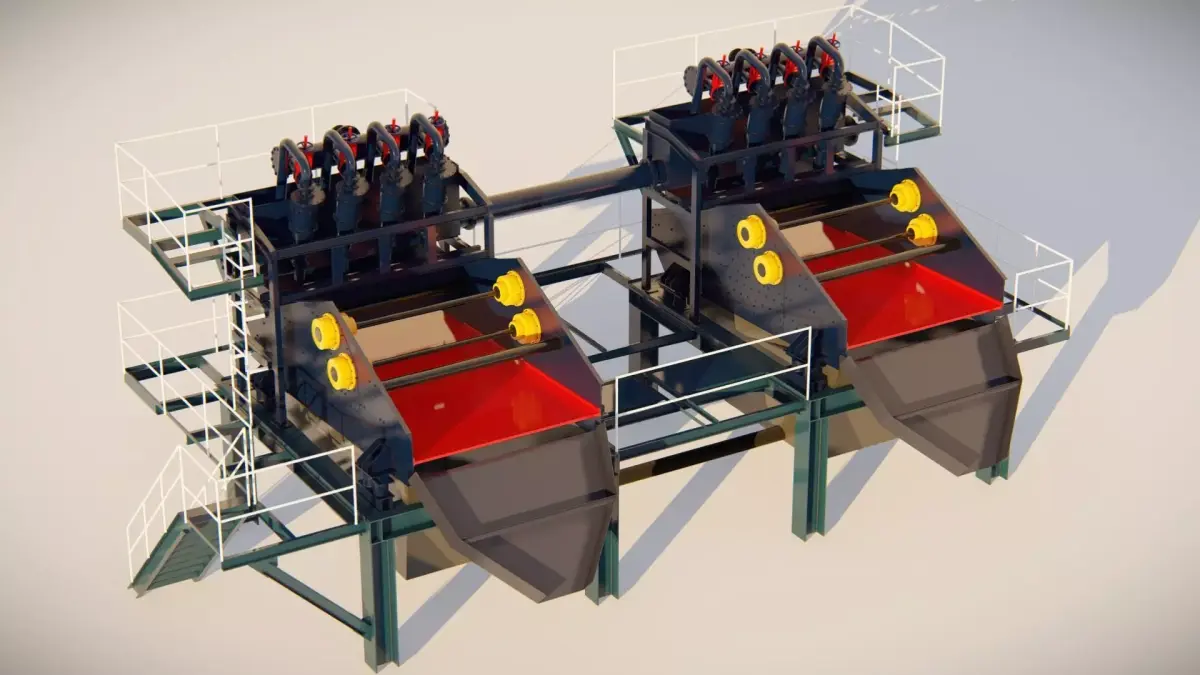 Dewatering Screen 3D Model 3D model