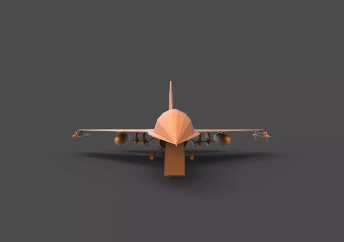 XJ1-1 fighter jet 3D print model