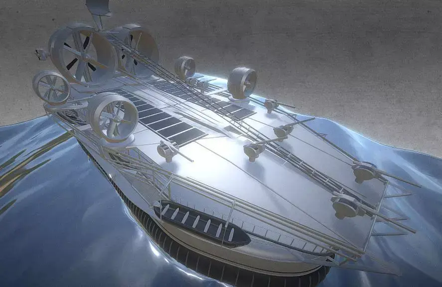 Animated Ocean Scene  Free 3D model